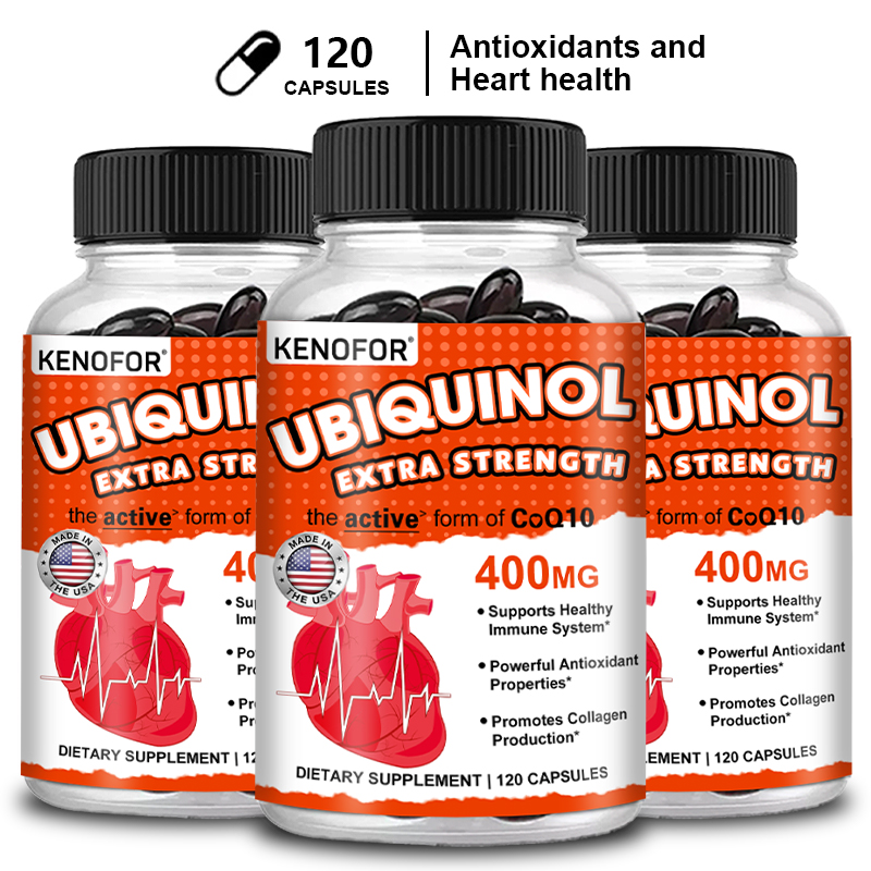 Coq10 Ubiquinol Softgel - KENOFOR Ubiquinol CoQ10 400 mg Softgel