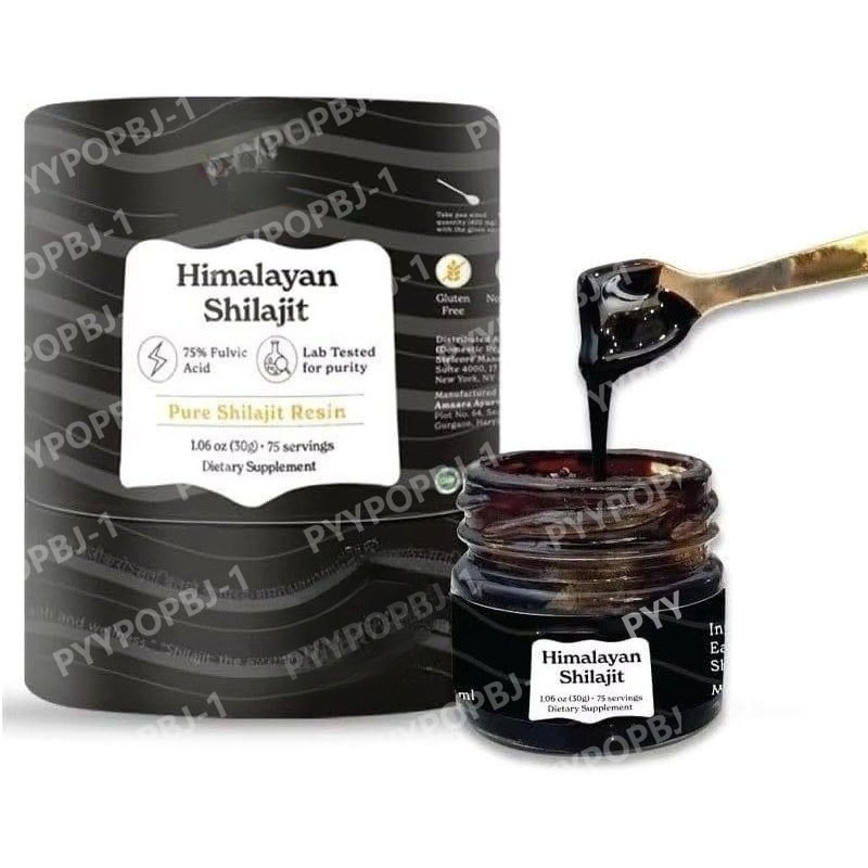 Shilajit Resin Pure - Himalayan Shilajit Resin Organic Natural Fulvic