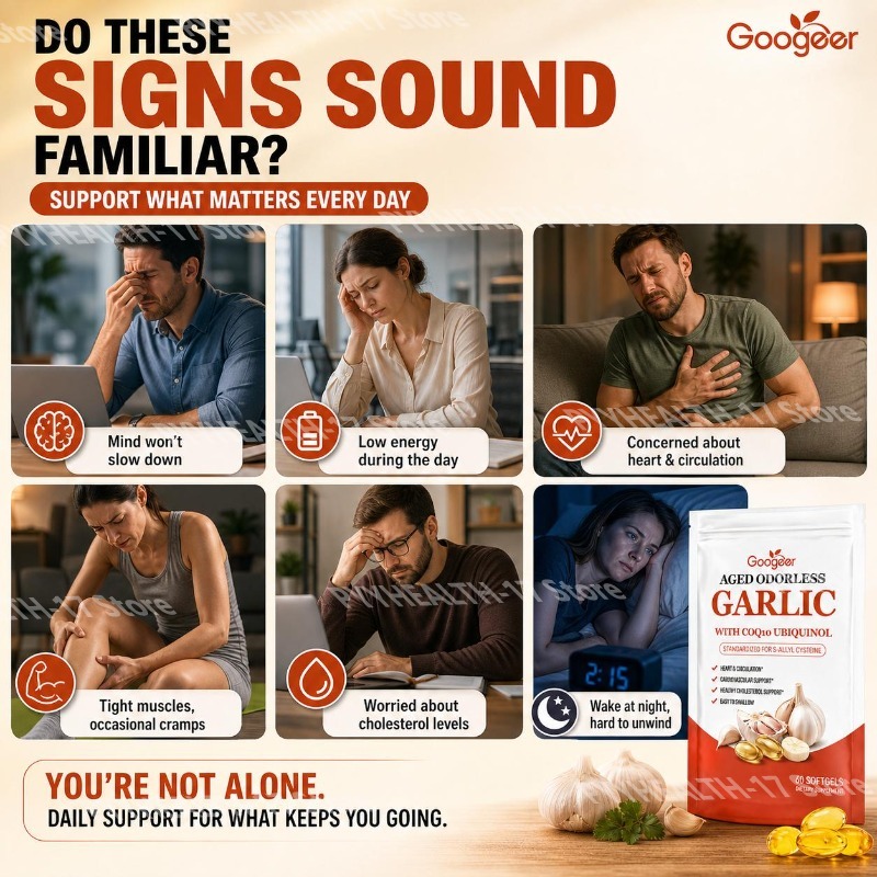 Googeer Aged Odorless Garlic S - Coq10 Ubiquinol Softgel ulasan dan harga