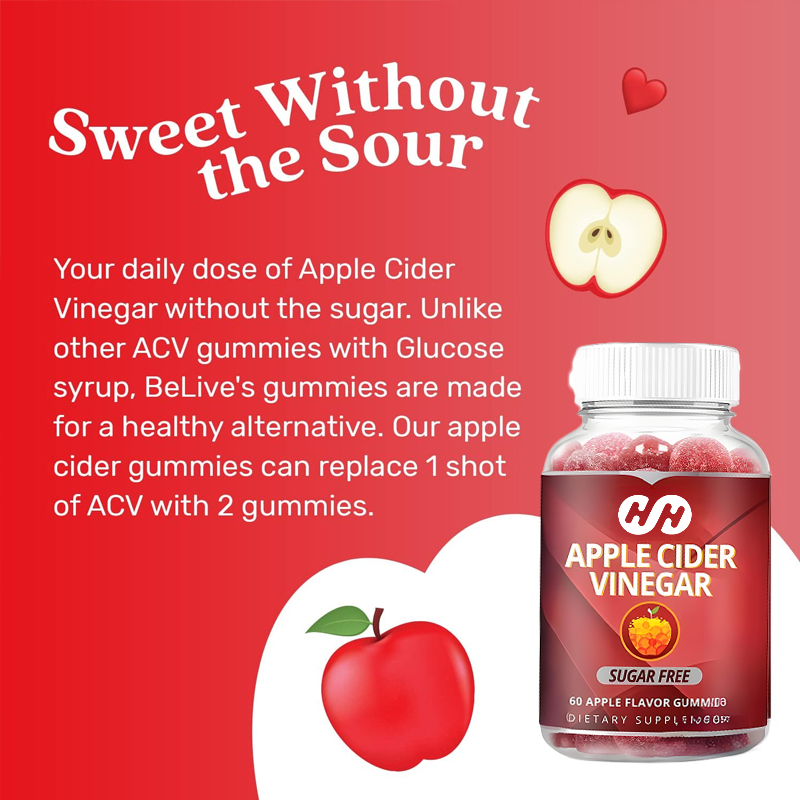 60 Apple Cider Vinegar Gummies - Apple Cider Vinegar Pill ulasan dan harga