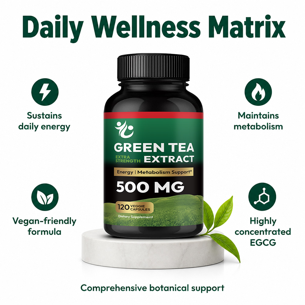 Green Tea Capsules - Boosts Me - Green Tea Extract Fat ulasan dan harga