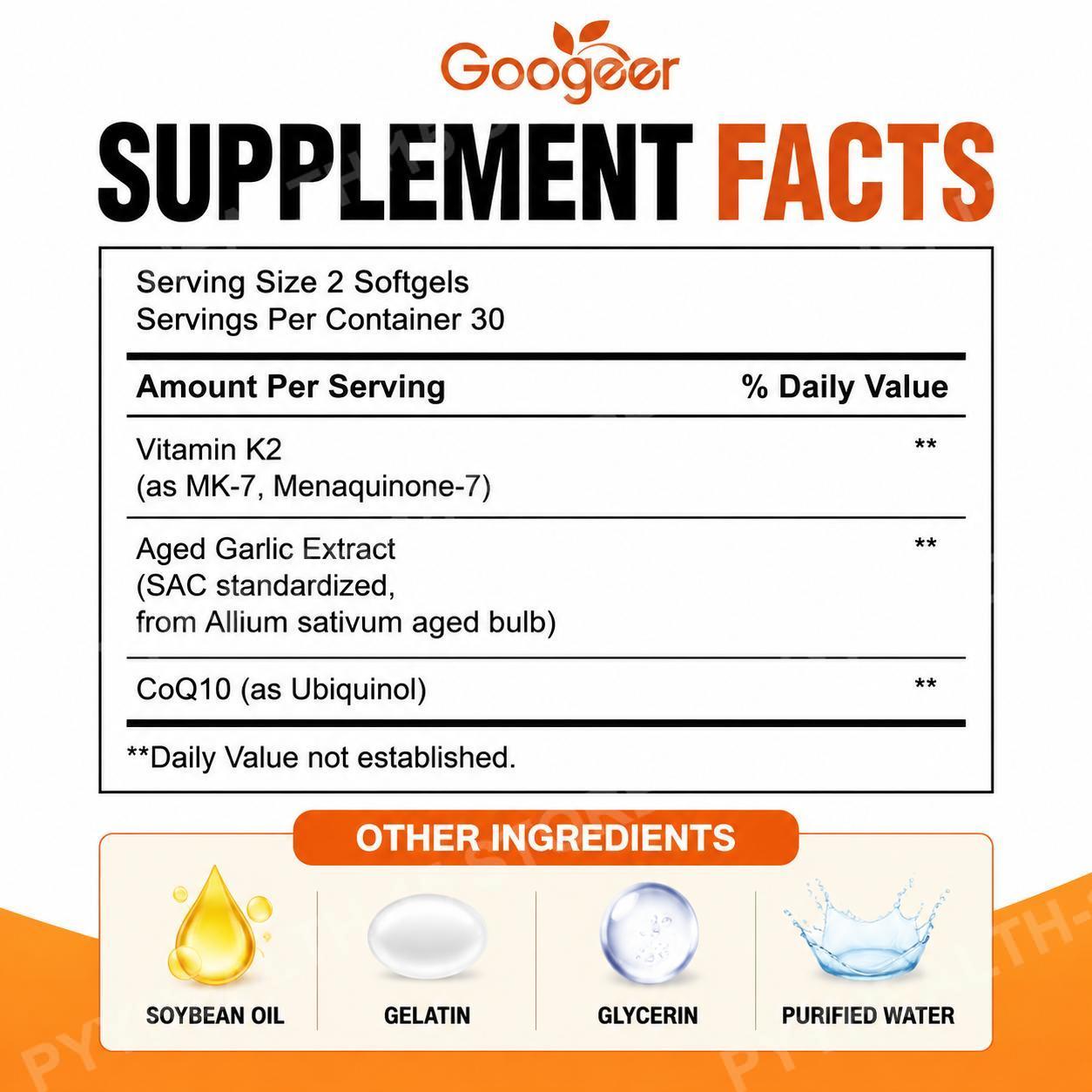 Googeer Aged Odorless Garlic S - Coq10 Ubiquinol Softgel ulasan dan harga