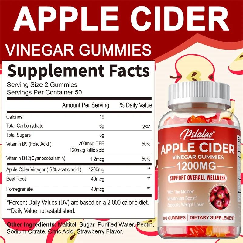 Apple Cider Gummies - Body Sli - Apple Cider Vinegar Pill ulasan dan harga