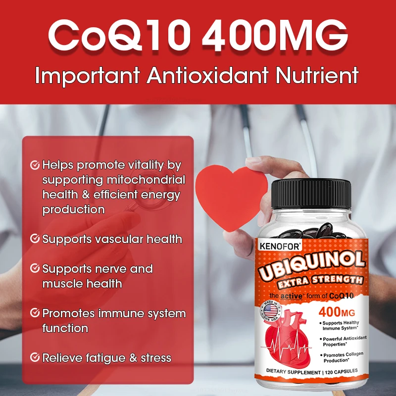Ubiquinol CoQ10 400mg Softgels - Coq10 Ubiquinol Softgel ulasan dan harga