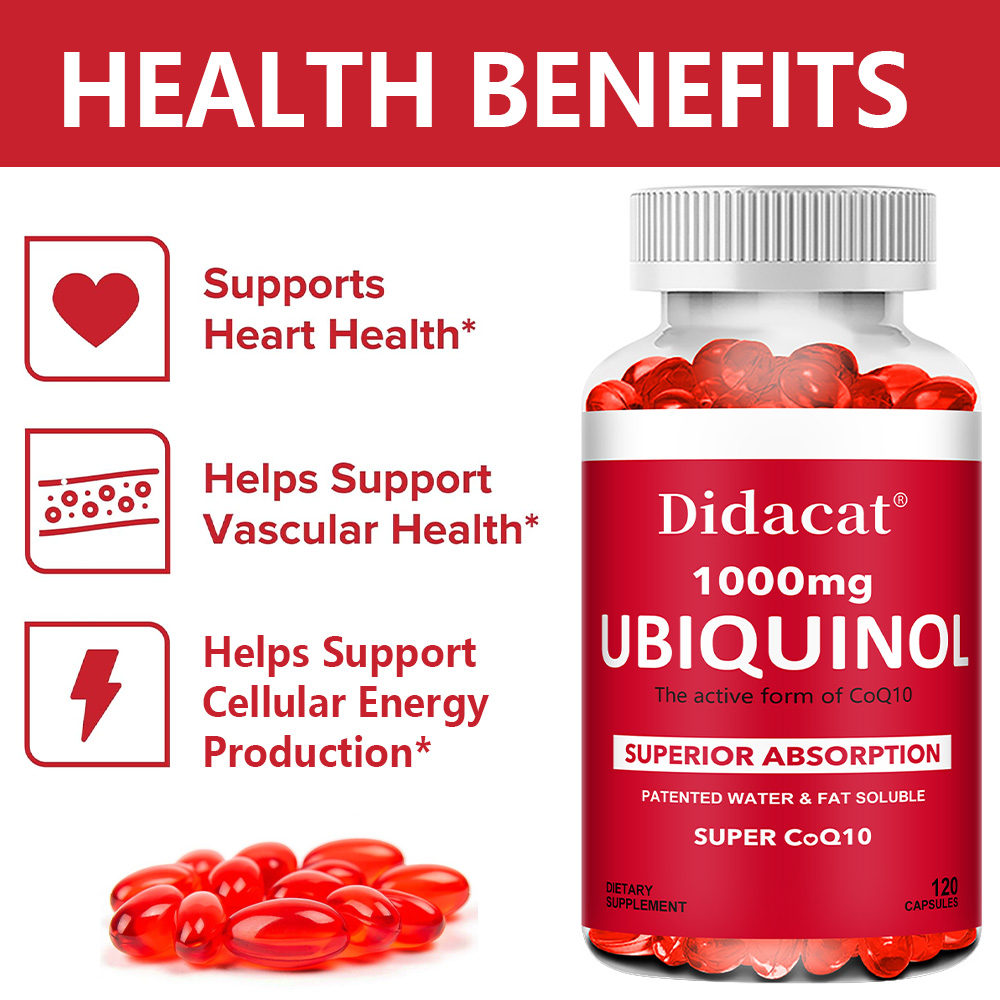Ubiquinol CoQ10 1000mg Softgel - Coq10 Ubiquinol Softgel ulasan dan harga