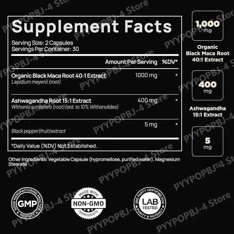 Black Maca Root Extract with A - Shilajit Resin Pure ulasan dan harga