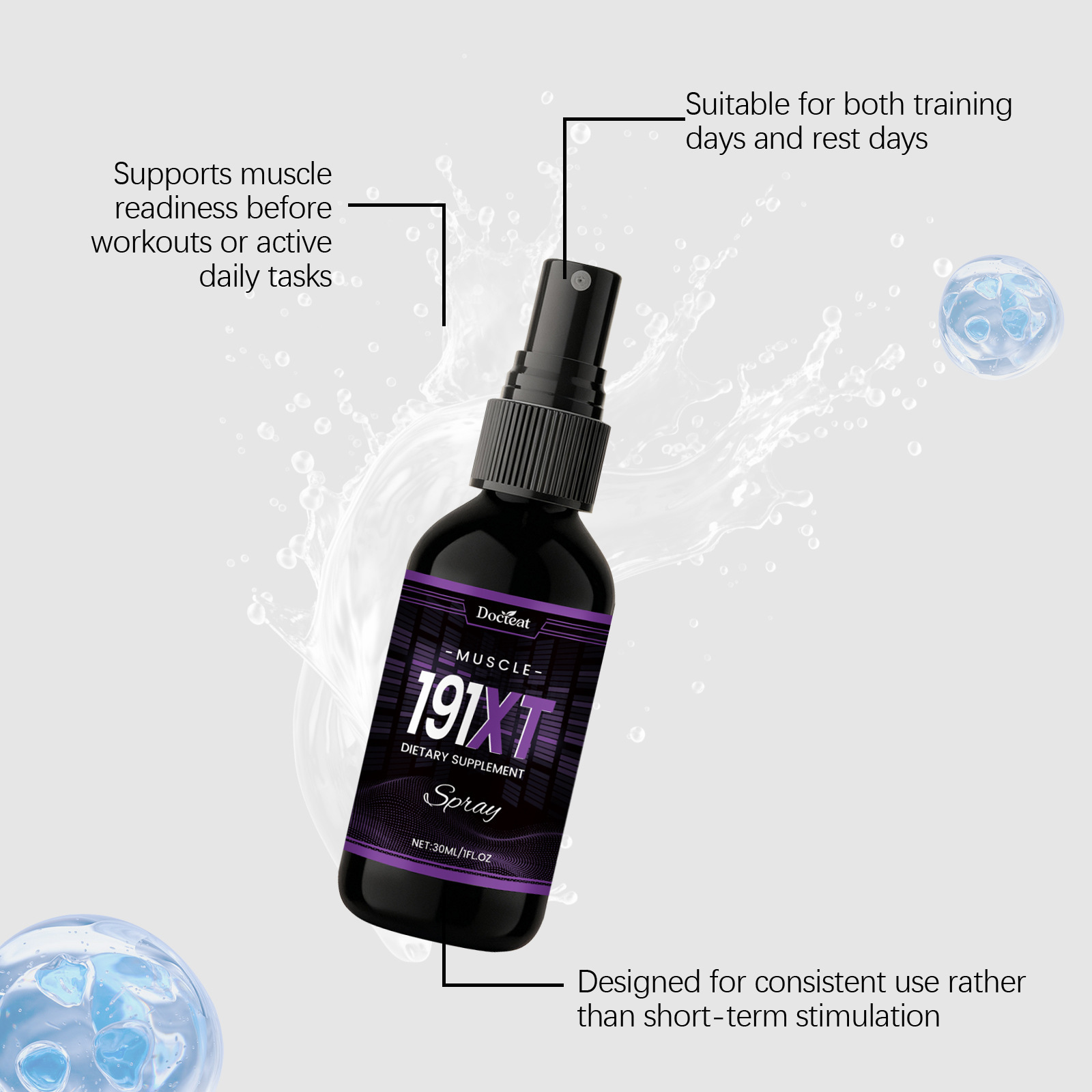 Muscle Growth Spray Enhance Ph - Nutrition Physical Fitness ulasan dan harga