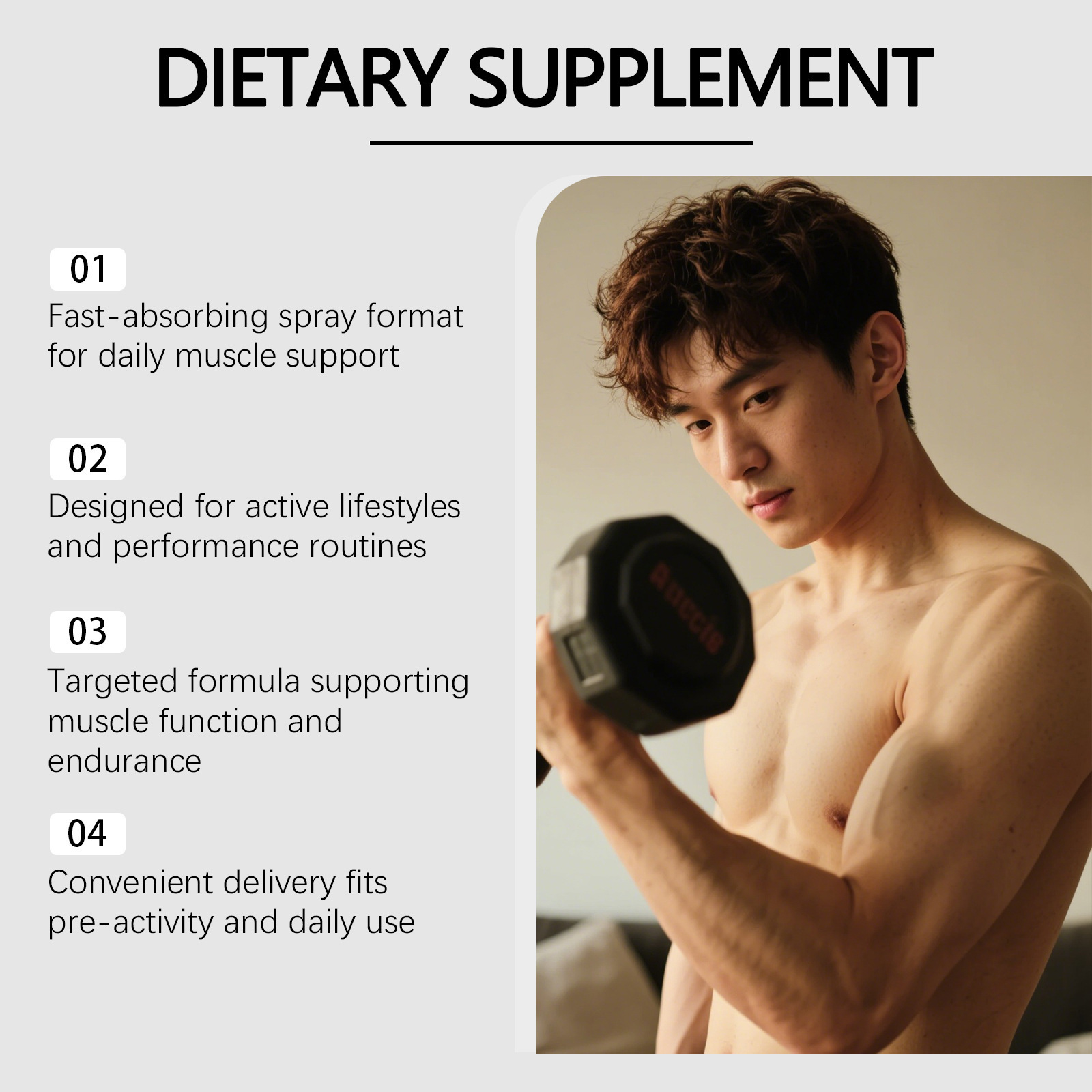 Muscle Growth Spray Enhance Ph - Nutrition Physical Fitness ulasan dan harga