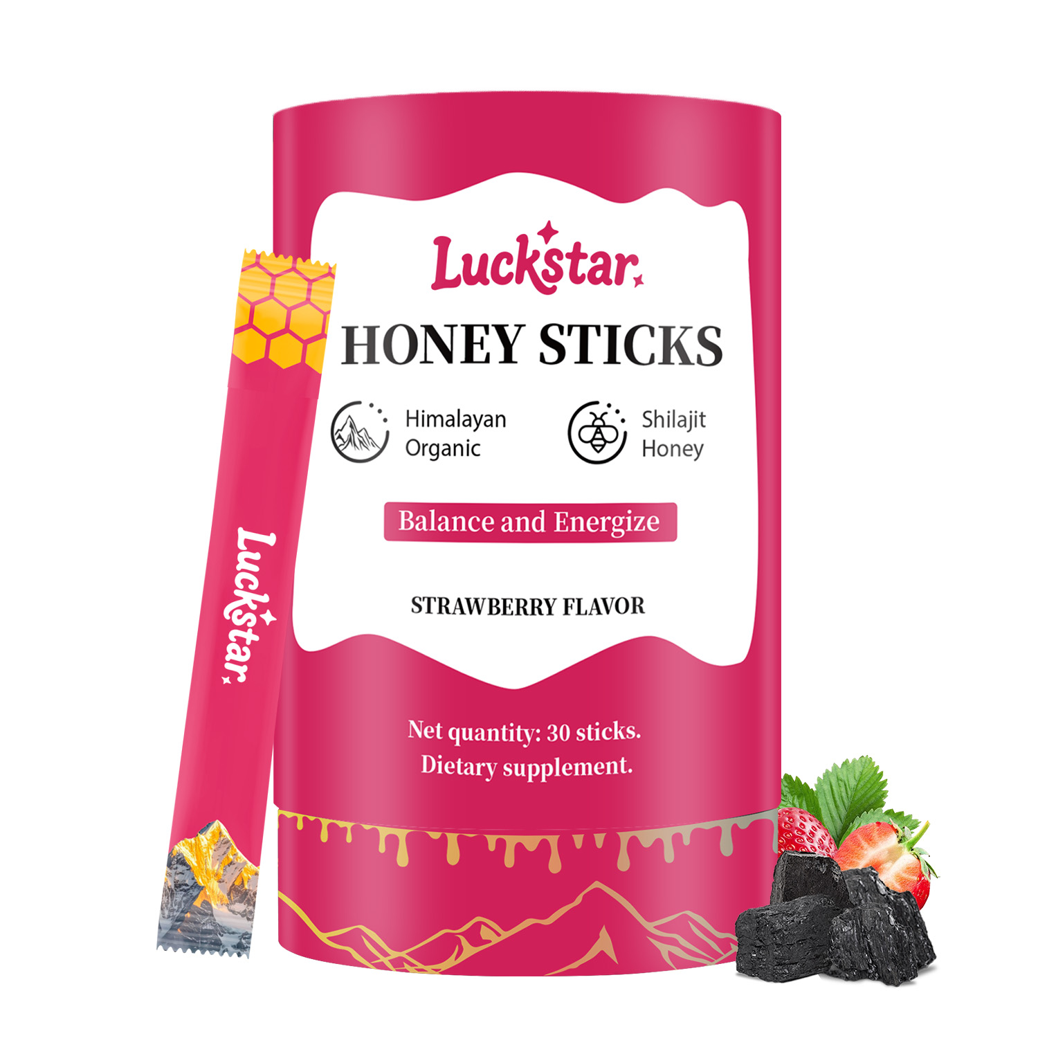 Luckstar Shilajit Sticks Honey - Shilajit Resin Pure ulasan dan harga