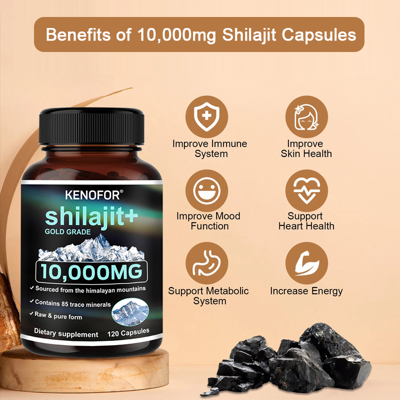 Himalayan Shilajit Capsules 10 - Shilajit Resin Pure ulasan dan harga