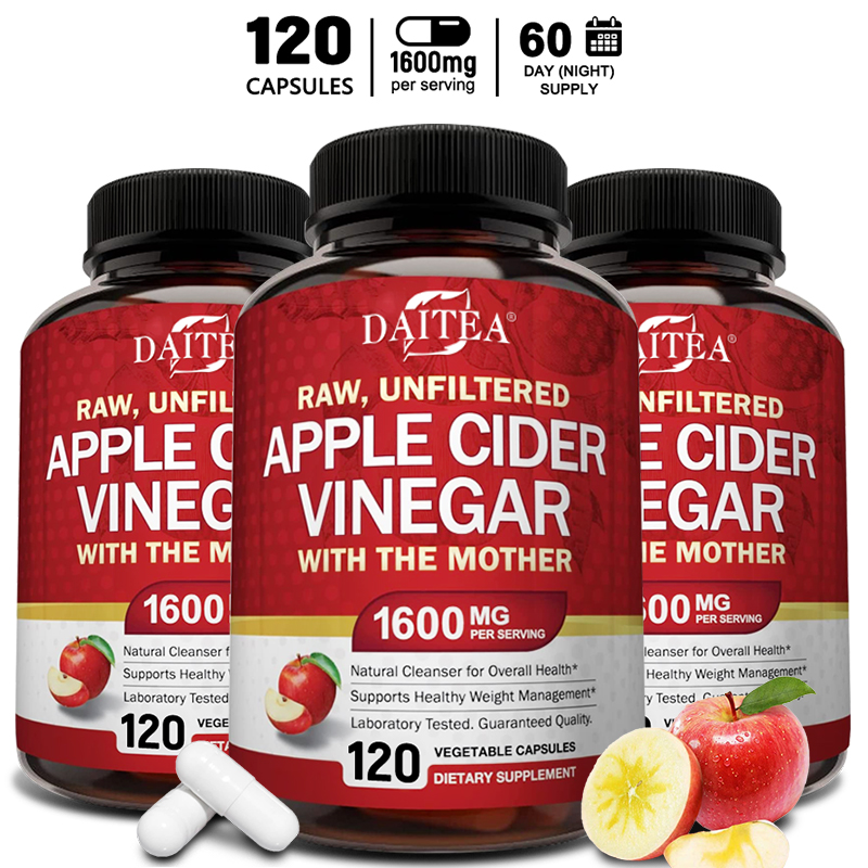 Apple Cider Vinegar 1600 mg wi - Apple Cider Vinegar Pill ulasan dan harga