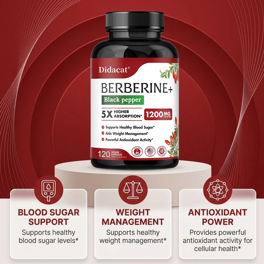 1200 MG Premium Berberine Supp - Apple Cider Vinegar Pill ulasan dan harga